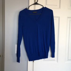 Royal blue knit sweater